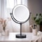 Kibi Circular LED Free Standing Magnifying Make Up Mirror - Matte Black KMM104MB - alternate 5
